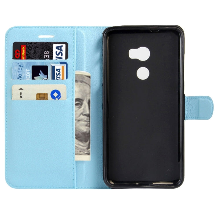 For HTC One X10 Litchi Texture Horizontal Flip Leather Case with Magnetic Buckle & Holder & Card Slots & Wallet
