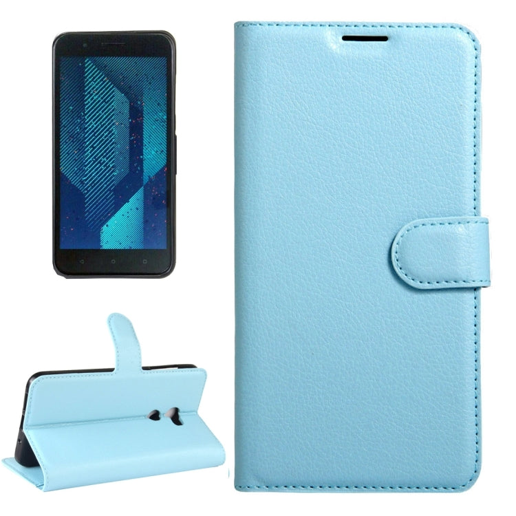 For HTC One X10 Litchi Texture Horizontal Flip Leather Case with Magnetic Buckle & Holder & Card Slots & Wallet