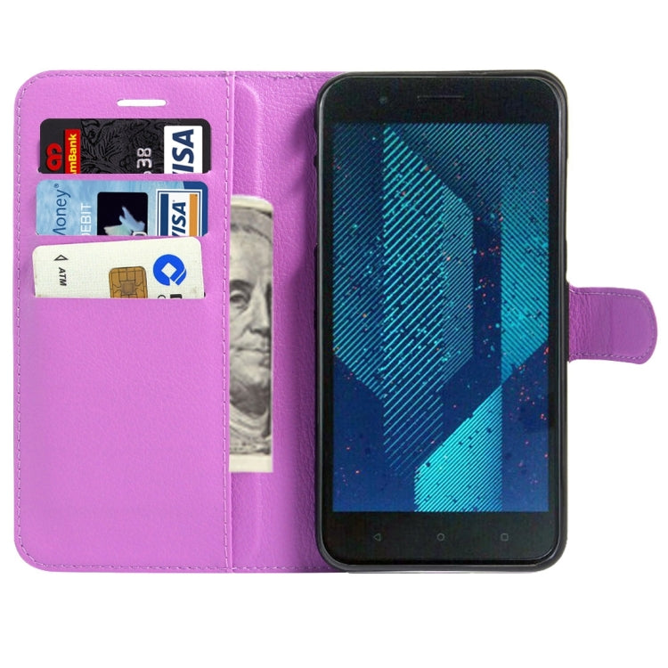 For HTC One X10 Litchi Texture Horizontal Flip Leather Case with Magnetic Buckle & Holder & Card Slots & Wallet