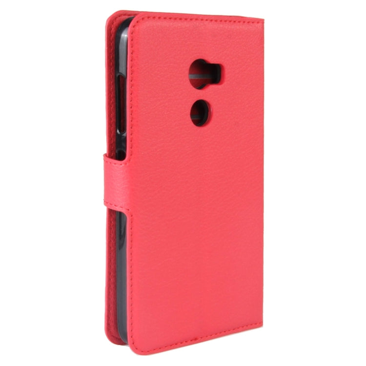For HTC One X10 Litchi Texture Horizontal Flip Leather Case with Magnetic Buckle & Holder & Card Slots & Wallet