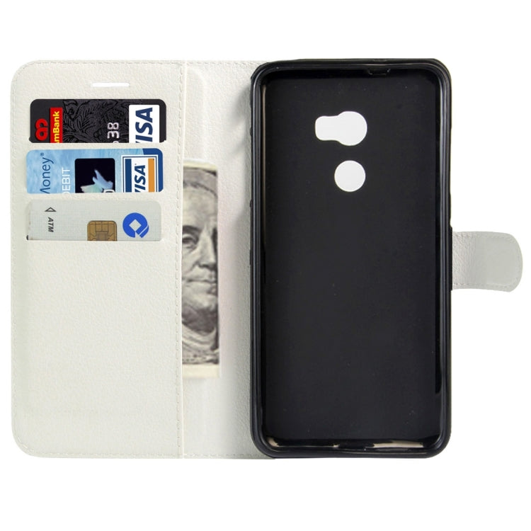 For HTC One X10 Litchi Texture Horizontal Flip Leather Case with Magnetic Buckle & Holder & Card Slots & Wallet