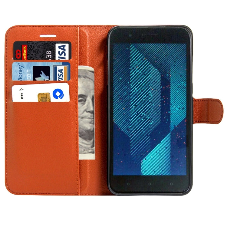 For HTC One X10 Litchi Texture Horizontal Flip Leather Case with Magnetic Buckle & Holder & Card Slots & Wallet