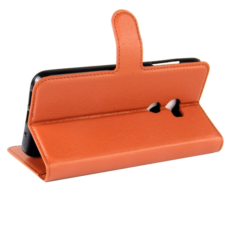 For HTC One X10 Litchi Texture Horizontal Flip Leather Case with Magnetic Buckle & Holder & Card Slots & Wallet