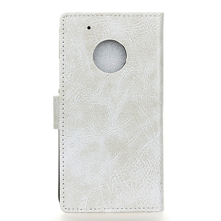 For Motorola Moto E4 (US Version ) Retro Crazy Horse Texture Horizontal Flip Leather Case with Holder & Card Slots & Wallet & Photo Frame