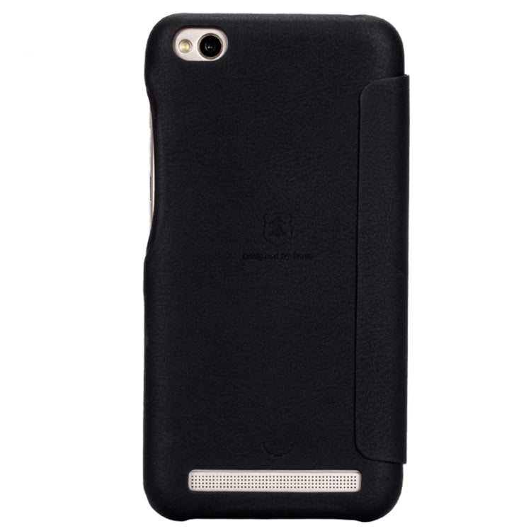 Lenuo for Xiaomi Redmi 5A PU+PC Litchi Texture Horizontal Flip Leather Case Cover with Card Slot