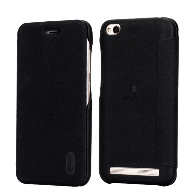 Lenuo for Xiaomi Redmi 5A PU+PC Litchi Texture Horizontal Flip Leather Case Cover with Card Slot