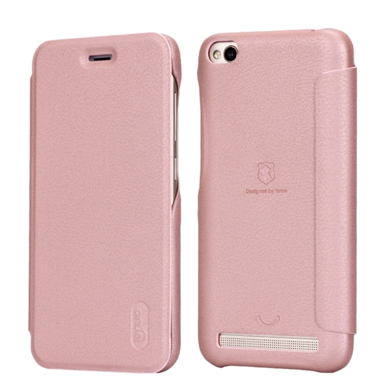 Lenuo for Xiaomi Redmi 5A PU+PC Litchi Texture Horizontal Flip Leather Case Cover with Card Slot
