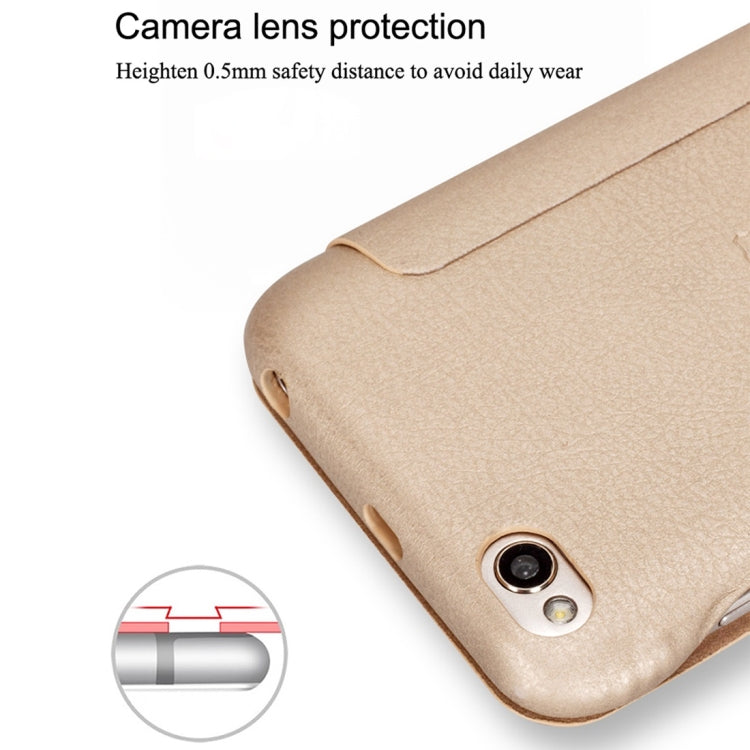 Lenuo for Xiaomi Redmi 5A PU+PC Litchi Texture Horizontal Flip Leather Case Cover with Card Slot