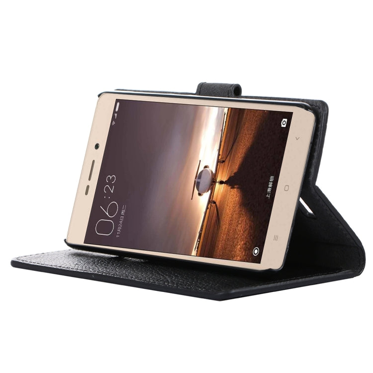 For Xiaomi Redmi Note 3 Horizontal Flip Leather Case with Holder & Card Slots & Wallet