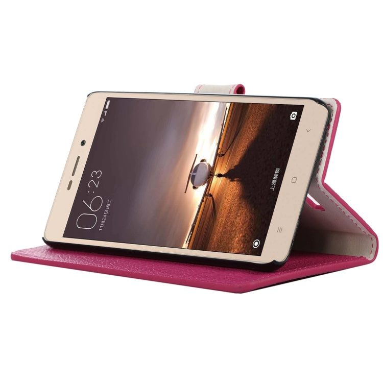 For Xiaomi Redmi Note 3 Horizontal Flip Leather Case with Holder & Card Slots & Wallet