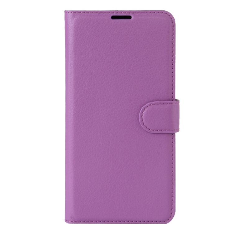 For ZTE Blade A602 Litchi Texture Horizontal Flip Leather Case with Holder & Card Slots & Wallet