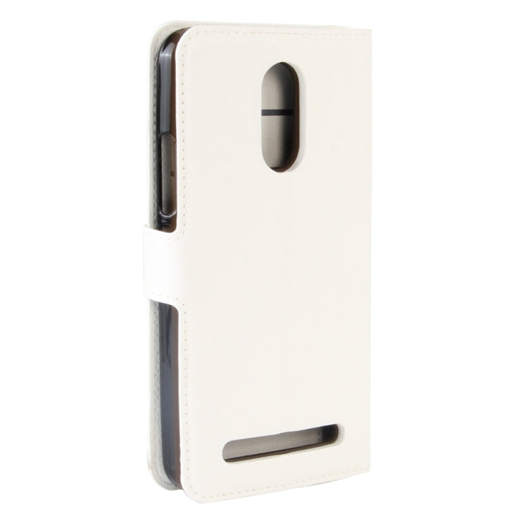 For ZTE Blade A602 Litchi Texture Horizontal Flip Leather Case with Holder & Card Slots & Wallet