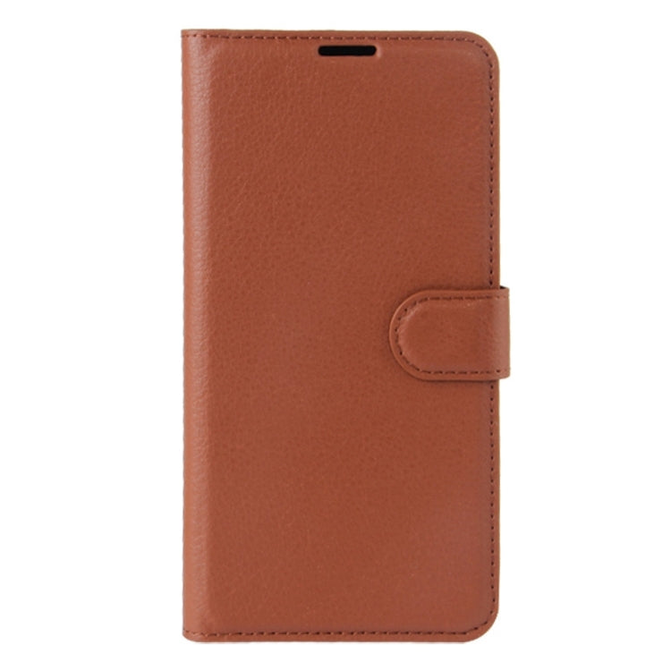 For ZTE Blade A602 Litchi Texture Horizontal Flip Leather Case with Holder & Card Slots & Wallet