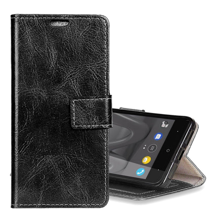 Wiko LENNY 4 Retro Crazy Horse Texture Horizontal Flip Leather Case with Holder & Card Slots & Wallet & Photo Frame