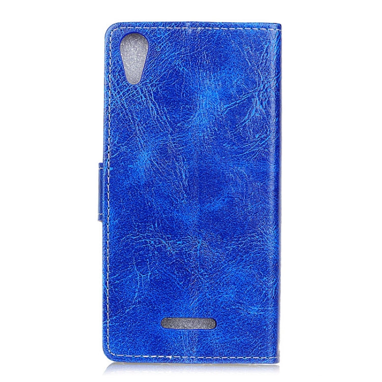 Wiko LENNY 4 Retro Crazy Horse Texture Horizontal Flip Leather Case with Holder & Card Slots & Wallet & Photo Frame