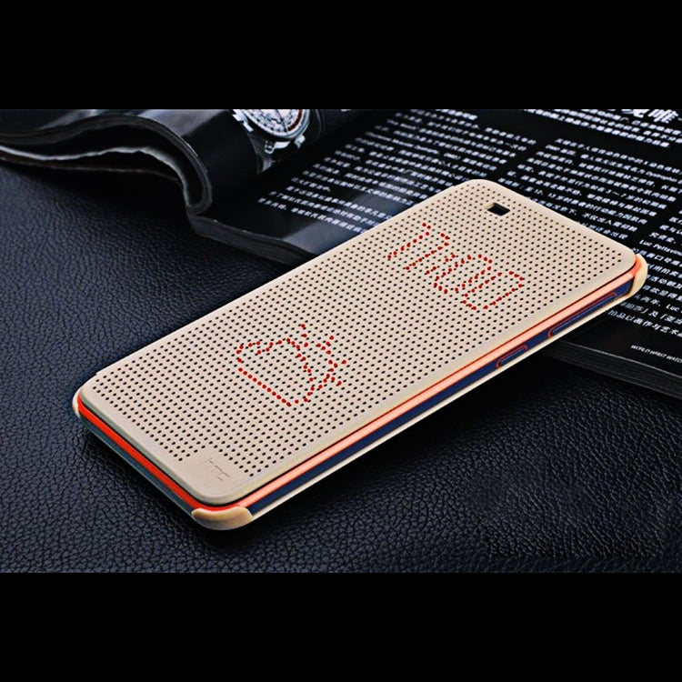 For HTC One X9 Smart Horizontal Flip Dot View Case with Sleep and Wake-up Function