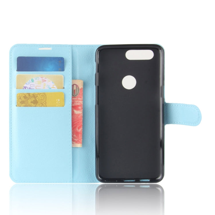 For OnePlus 5T Litchi Texture Horizontal Flip PU Leather Case with Holder & Card Slots & Wallet