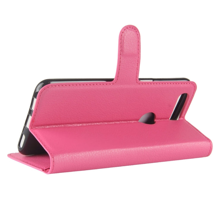 For OnePlus 5T Litchi Texture Horizontal Flip PU Leather Case with Holder & Card Slots & Wallet