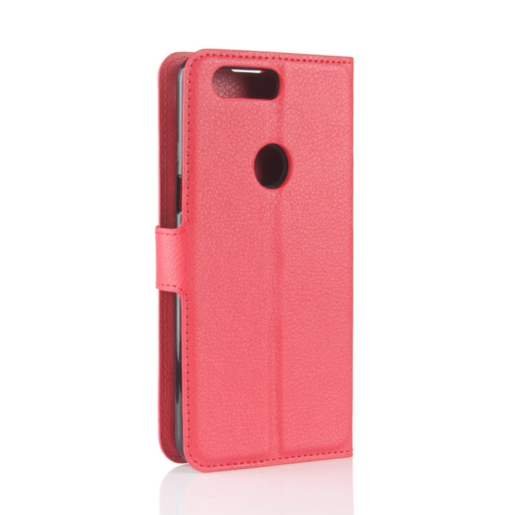 For OnePlus 5T Litchi Texture Horizontal Flip PU Leather Case with Holder & Card Slots & Wallet