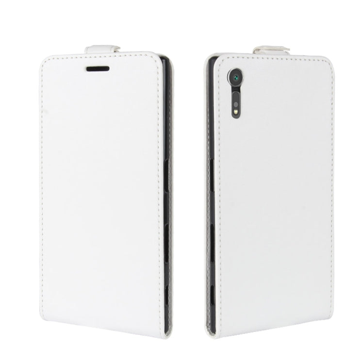 For Sony Xperia XZs / XZ Crazy Horse Texture Vertical Flip Leather Case with Card Slot & Photo Frame