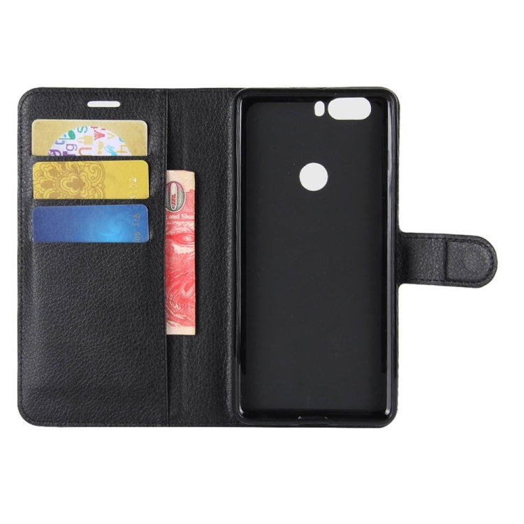 For ZTE Nubia Z17 Litchi Texture Horizontal Flip Leather Case with Holder & Card Slots & Wallet
