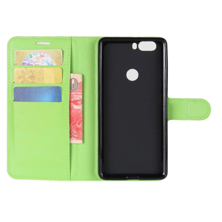 For ZTE Nubia Z17 Litchi Texture Horizontal Flip Leather Case with Holder & Card Slots & Wallet