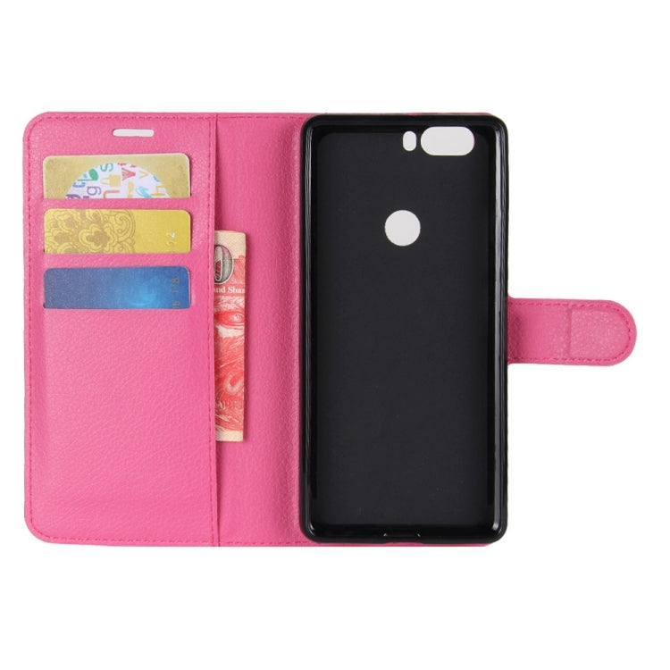 For ZTE Nubia Z17 Litchi Texture Horizontal Flip Leather Case with Holder & Card Slots & Wallet