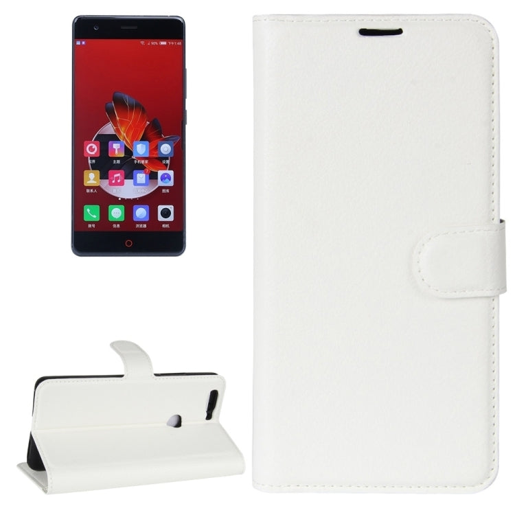 For ZTE Nubia Z17 Litchi Texture Horizontal Flip Leather Case with Holder & Card Slots & Wallet