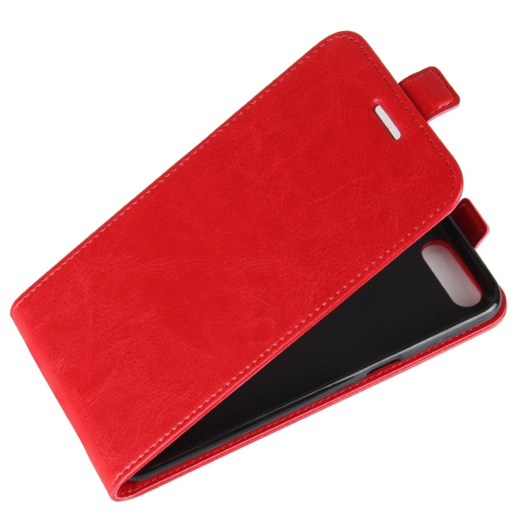 For OnePlus 5 Crazy Horse Texture Vertical Flip Leather Case with Card Slot & Photo Frame