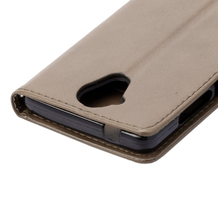 Pressed Flowers Horizontal Flip Leather Case for Wiko U Feel Lite, with Magnetic Buckle & Holder & Card Slots & Wallet