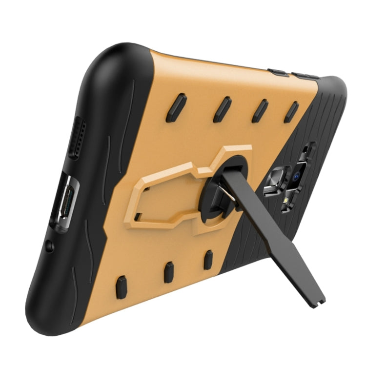 For ASUS ZenFone 3 / ZE552KL Shock-Resistant 360 Degree Spin Tough Armor TPU+PC Combination Case with Holder