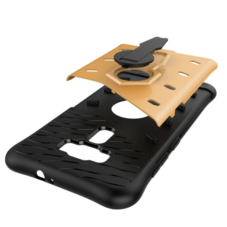 For ASUS ZenFone 3 / ZE552KL Shock-Resistant 360 Degree Spin Tough Armor TPU+PC Combination Case with Holder