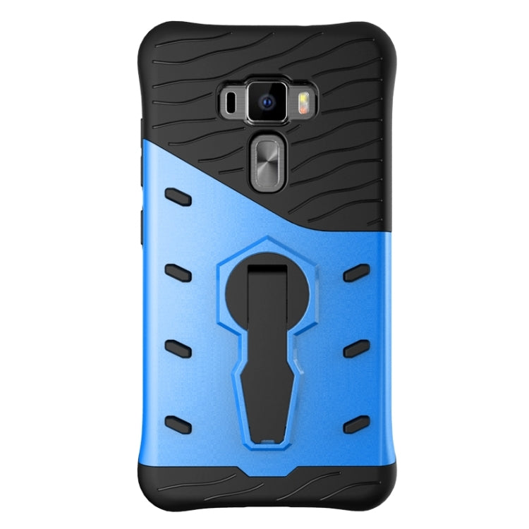 For ASUS ZenFone 3 / ZE552KL Shock-Resistant 360 Degree Spin Tough Armor TPU+PC Combination Case with Holder