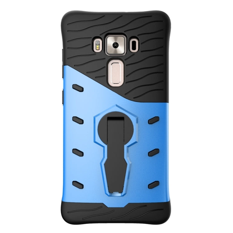 For ASUS ZenFone 3 Deluxe ZS570KL 5.7 inch Shock-Resistant 360 Degree Spin Tough Armor TPU+PC Combination Case with Holder