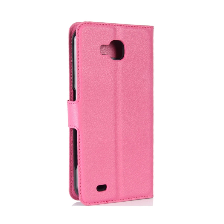 For LG X Venture Litchi Texture Horizontal Flip Leather Case with Holder & Card Slots & Wallet