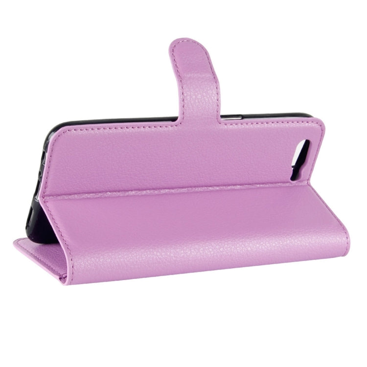 For OPPO R11 Plus Litchi Texture Horizontal Flip Leather Case with Holder & Card Slots & Wallet