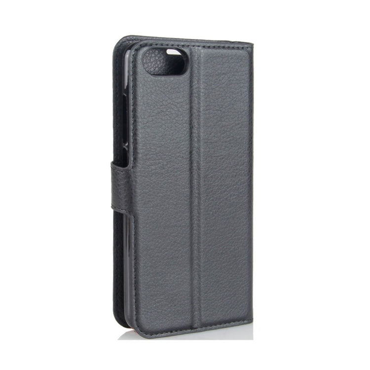 For Doogee Shoot 2 Litchi Texture Horizontal Flip Leather Case with Holder & Card Slots & Wallet