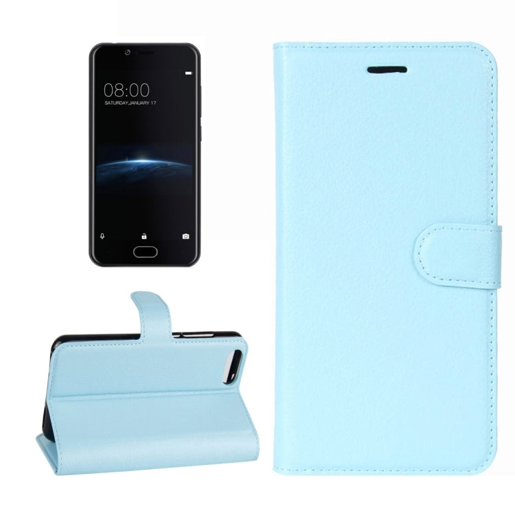 For Doogee Shoot 2 Litchi Texture Horizontal Flip Leather Case with Holder & Card Slots & Wallet