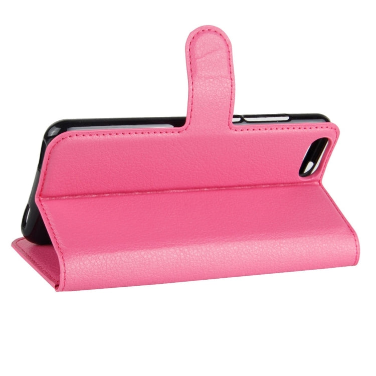 For Doogee Shoot 2 Litchi Texture Horizontal Flip Leather Case with Holder & Card Slots & Wallet