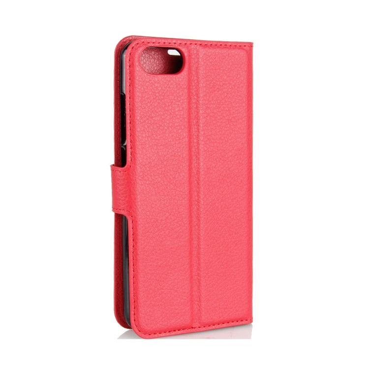 For Doogee Shoot 2 Litchi Texture Horizontal Flip Leather Case with Holder & Card Slots & Wallet
