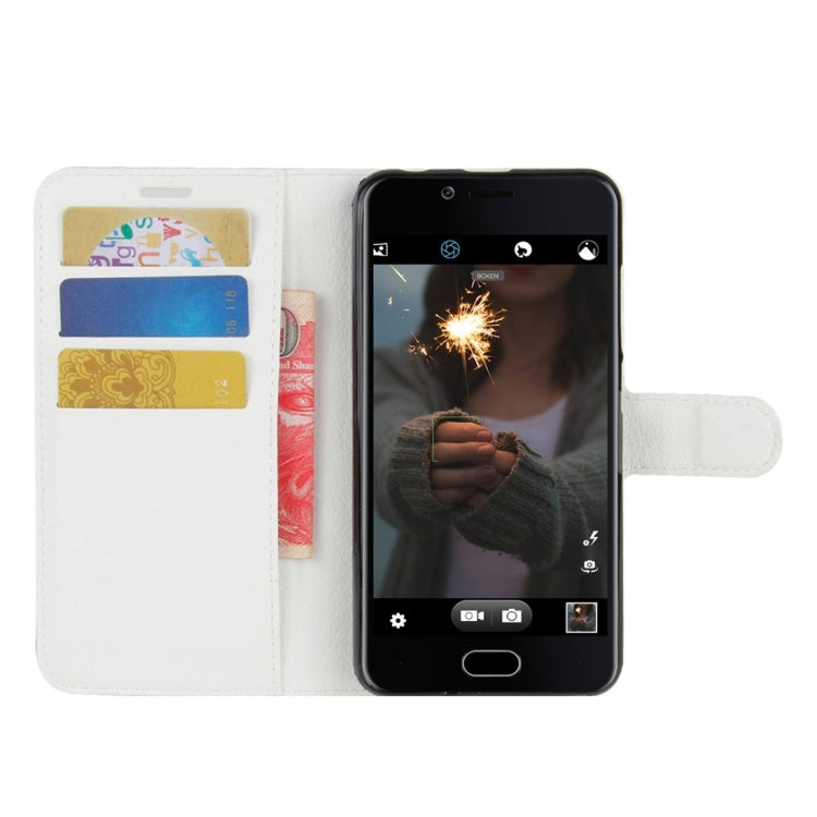 For Doogee Shoot 2 Litchi Texture Horizontal Flip Leather Case with Holder & Card Slots & Wallet