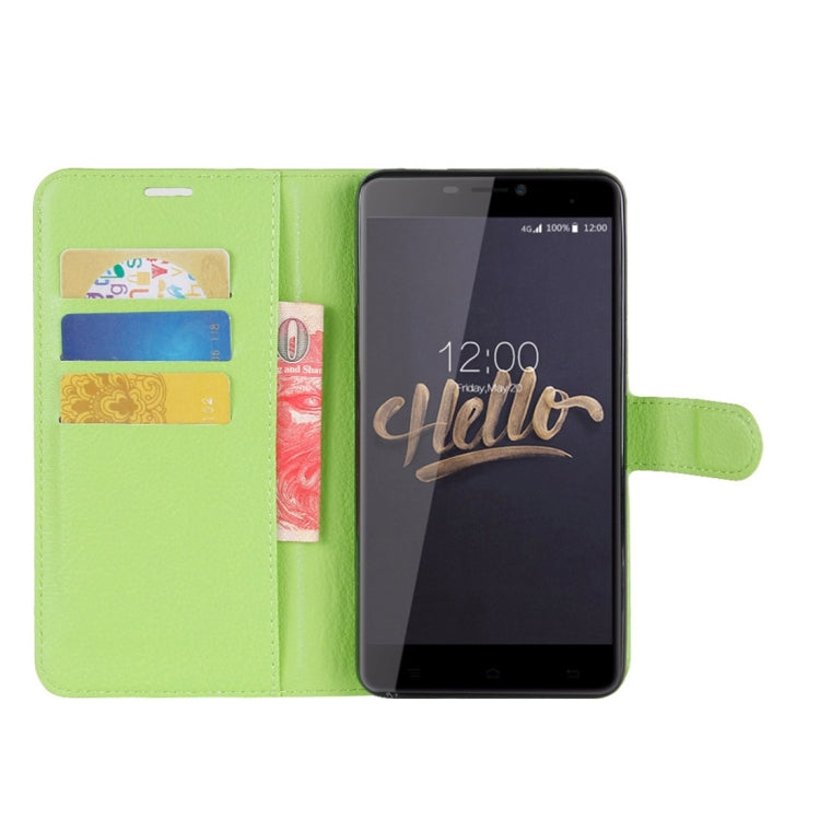 For Cubot Max Litchi Texture Horizontal Flip Leather Case with Holder & Card Slots & Wallet