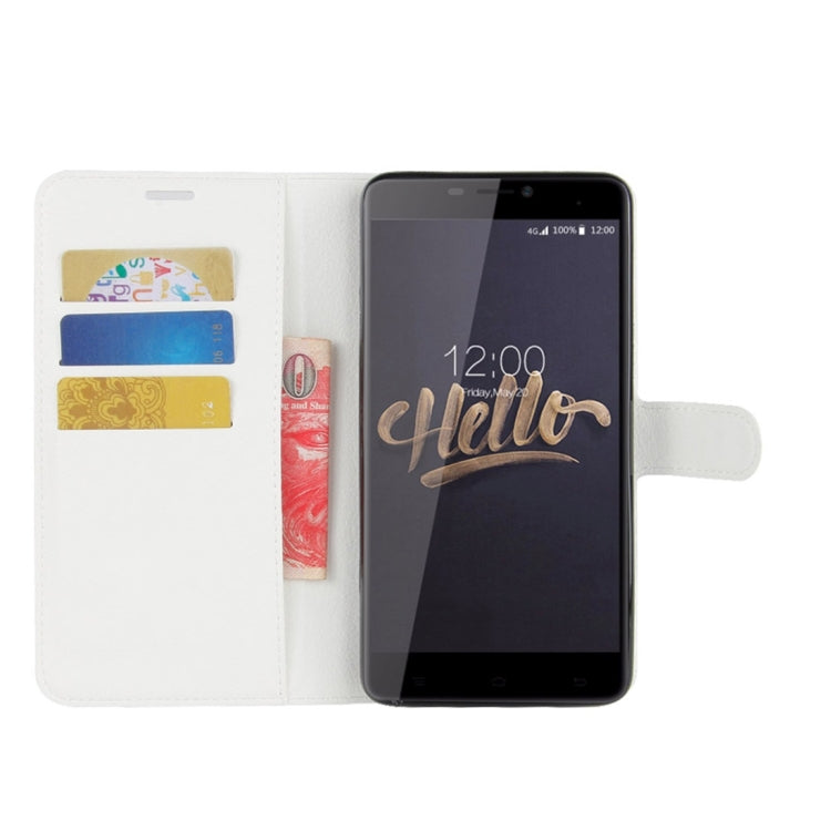 For Cubot Max Litchi Texture Horizontal Flip Leather Case with Holder & Card Slots & Wallet