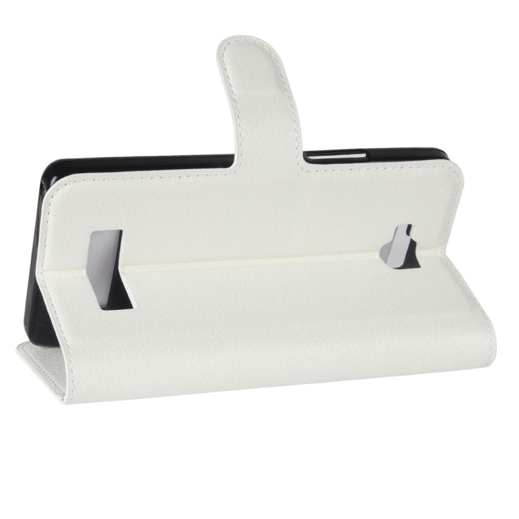 For Cubot Echo Litchi Texture Horizontal Flip Leather Case with Holder & Card Slots & Wallet