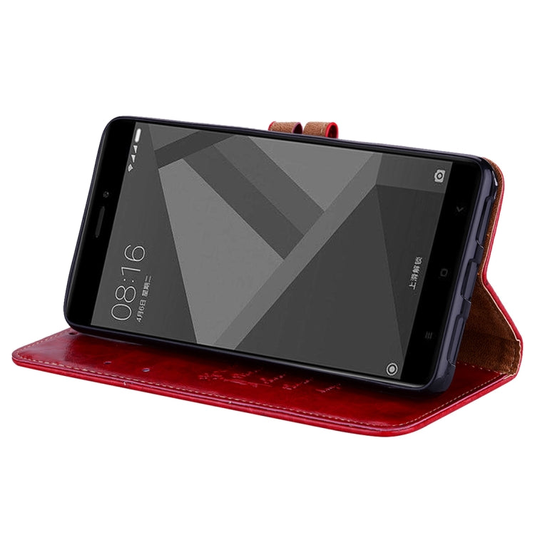 For Xiaomi Redmi Note 4X Business Style Oil Wax Texture Horizontal Flip Leather Case with Holder & Card Slots & Wallet