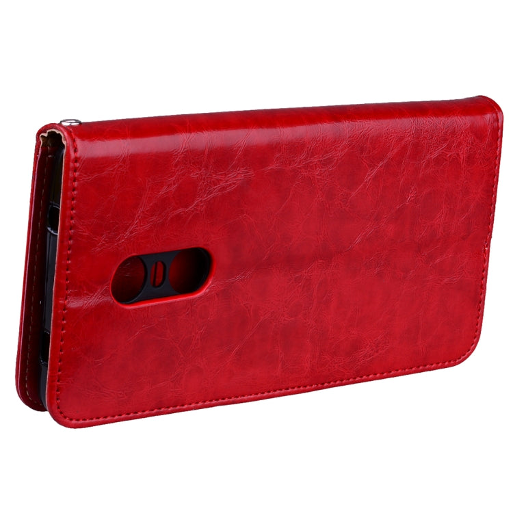 For Xiaomi Redmi Note 4X Business Style Oil Wax Texture Horizontal Flip Leather Case with Holder & Card Slots & Wallet