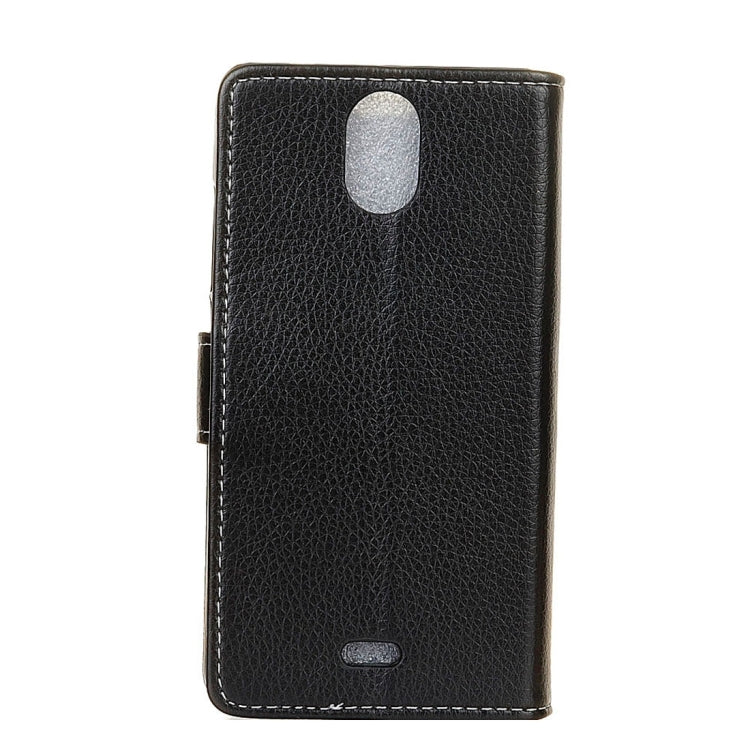 For Wiko Kenny Litchi Texture Horizontal Flip Leather Case with Holder & Card Slots & Wallet & Photo Frame