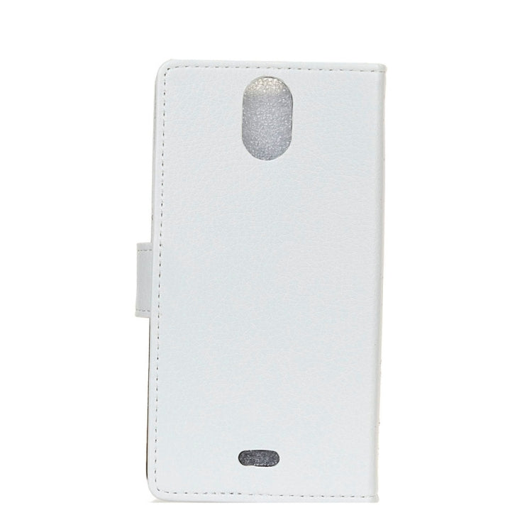 For Wiko Kenny Litchi Texture Horizontal Flip Leather Case with Holder & Card Slots & Wallet & Photo Frame
