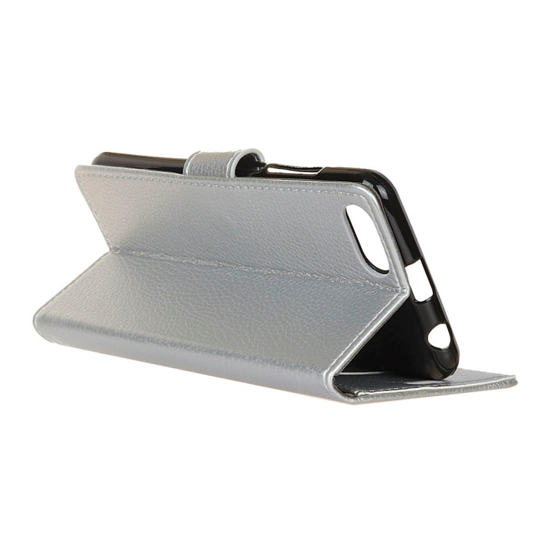 For Doogee Shoot 2 Litchi Texture Horizontal Flip Leather Case with Holder & Card Slots & Wallet & Photo Frame