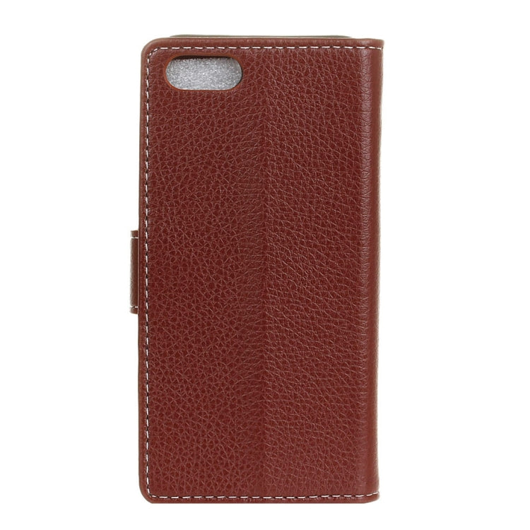For Doogee Shoot 2 Litchi Texture Horizontal Flip Leather Case with Holder & Card Slots & Wallet & Photo Frame